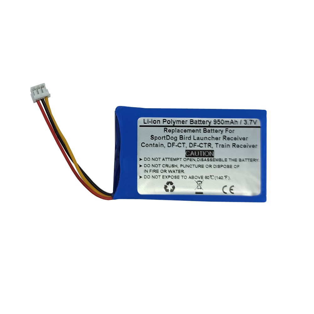 950mAh 3.7V Replacement Battery for SportDog Bird Launcher Receiver, Contain, DF-CT, DF-CTR, Train Receiver, SAC00-16365